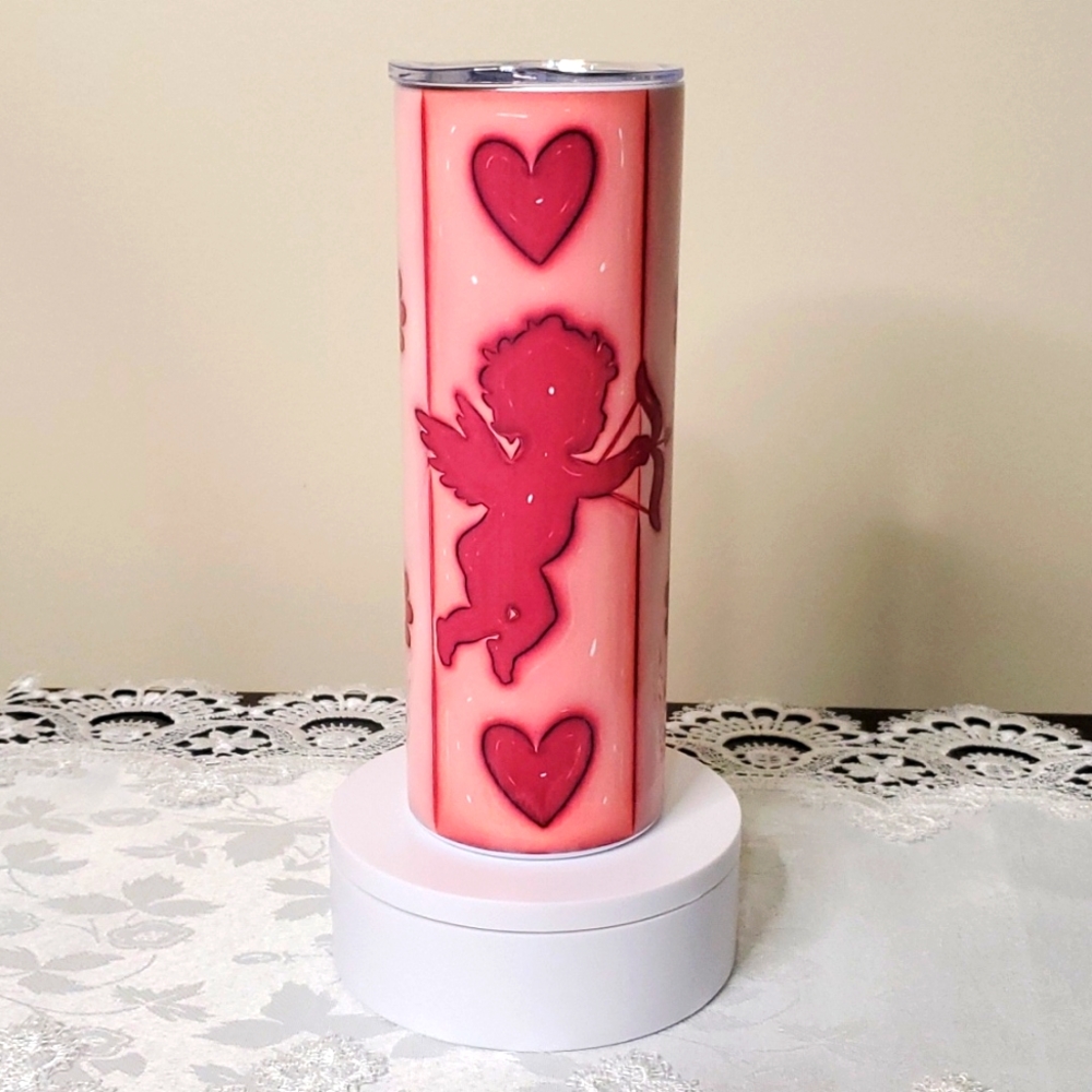 Custom 20oz Stainless Steel Tumbler - Cupid